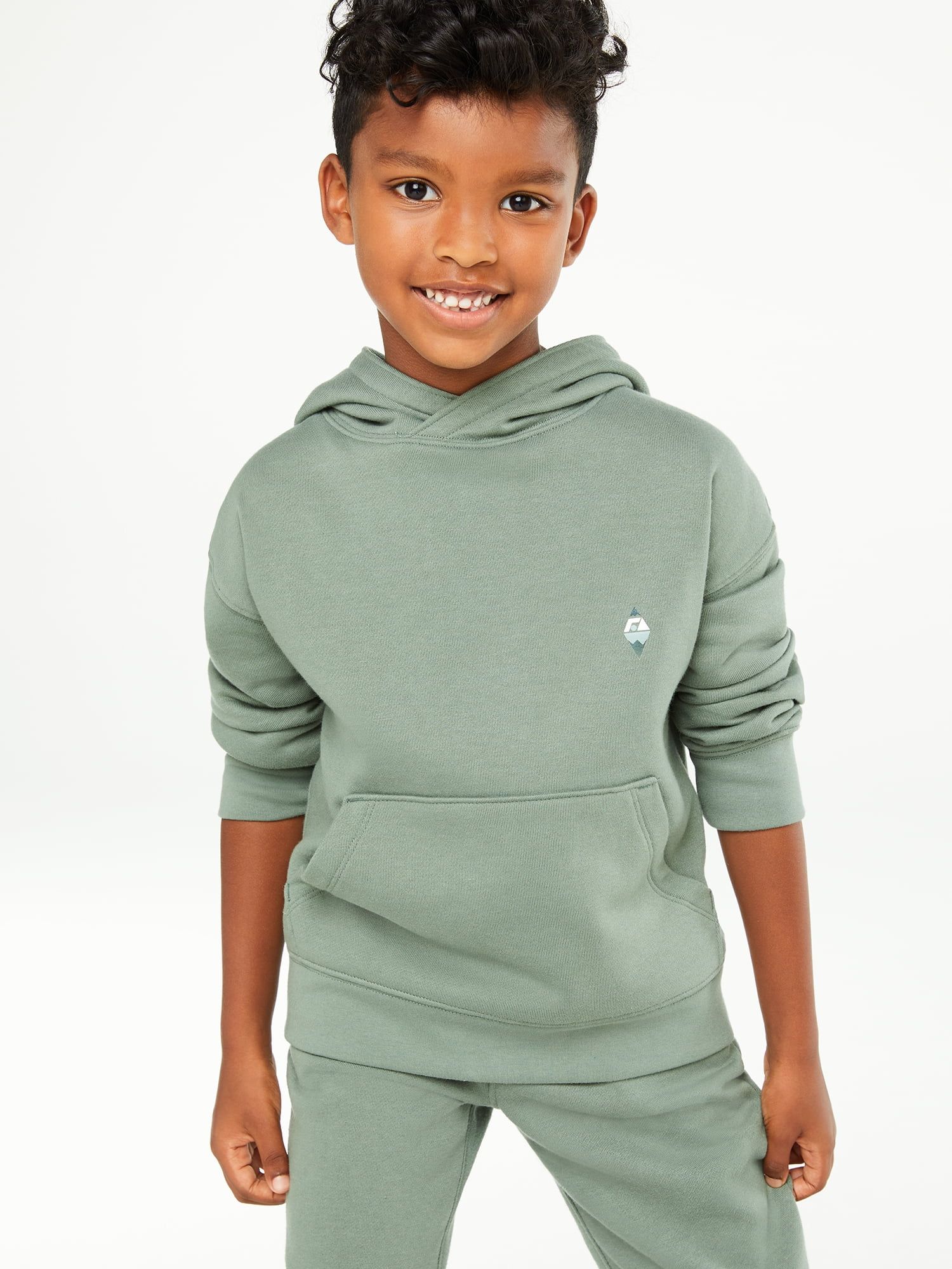 Free Assembly Boys Long Sleeve Graphic Print Hoodie, Sizes 4-18 | Walmart (US)