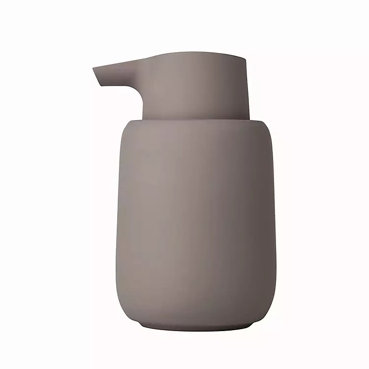 Matte Taupe Modernity Ceramic Soap Dispenser | Kirkland's Home