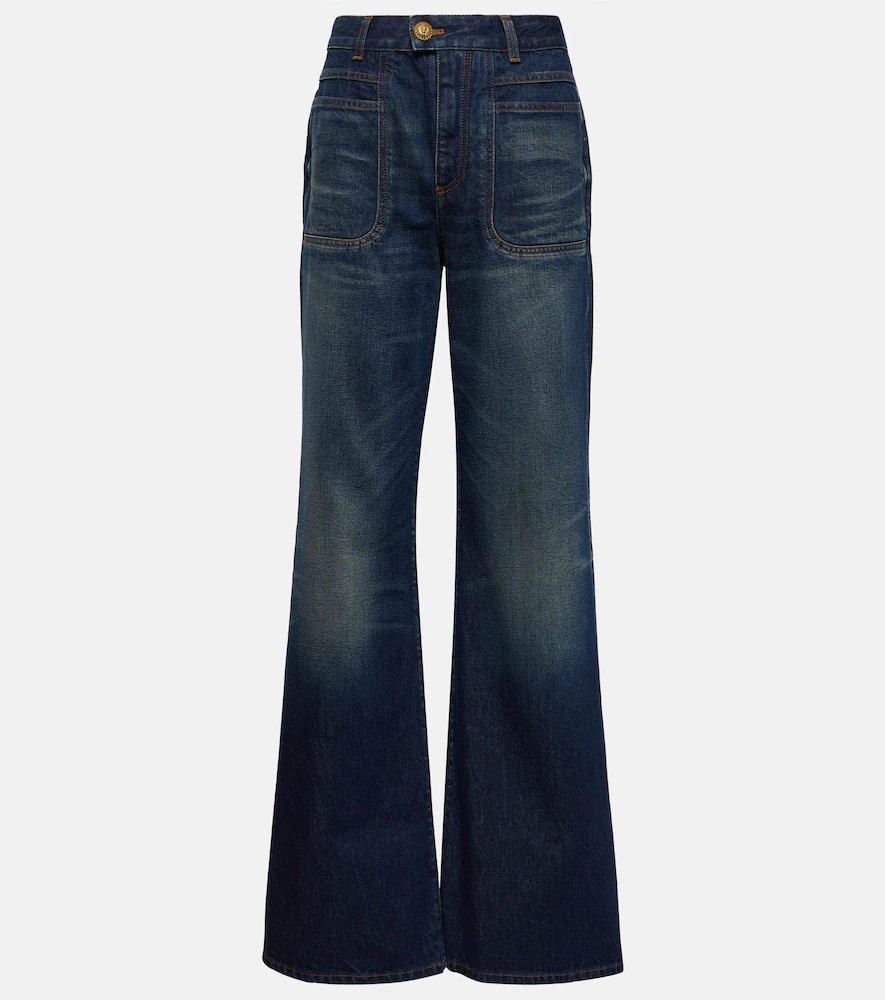 Balmain High-rise flared jeans | Mytheresa (US/CA)
