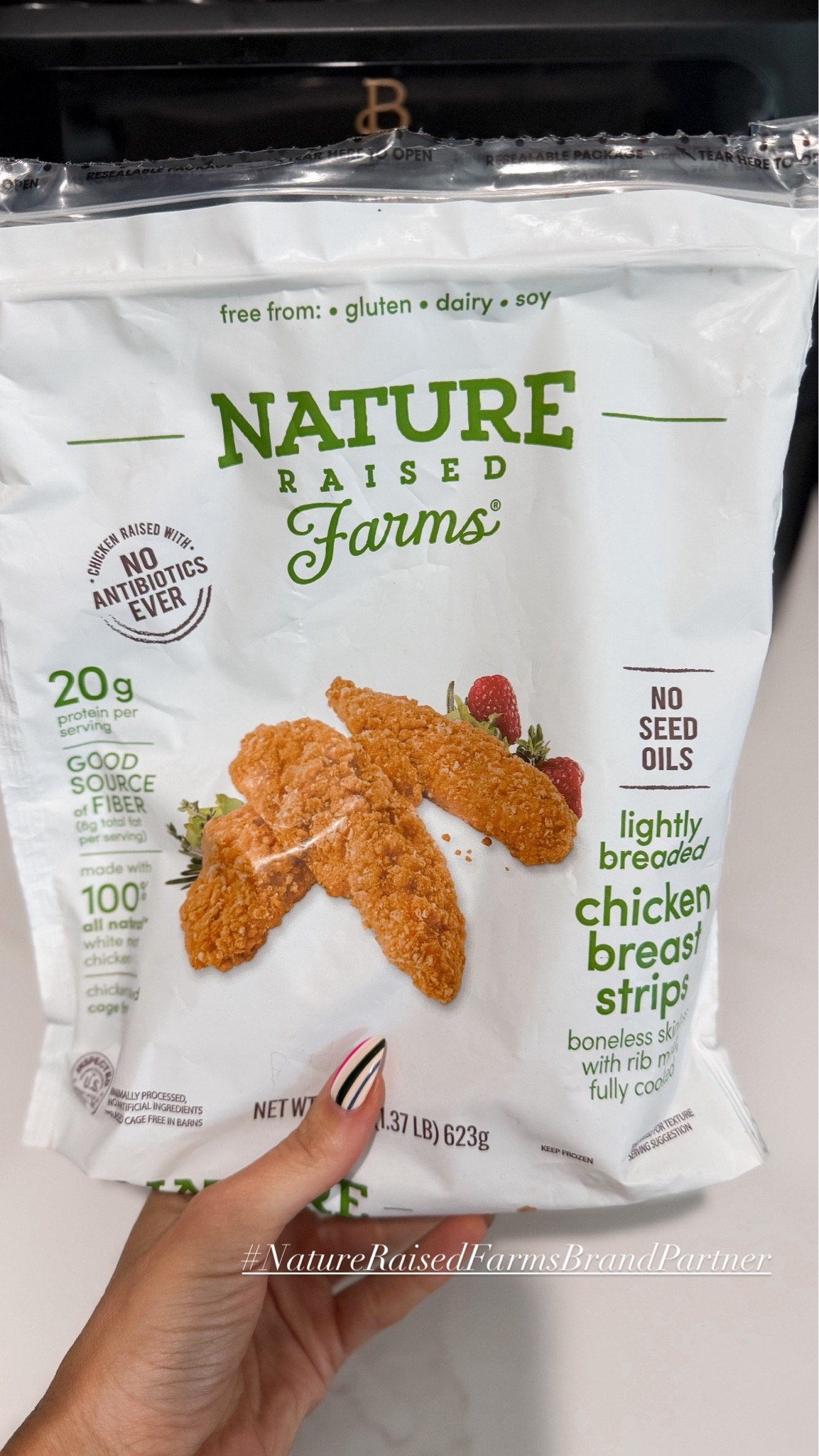 #ad #NatureRaisedFarmsPartner Make chicken bacon ranch avocado wraps using the NEW @natureraisedfarms Chicken Strips from @target! #targetpartner #target