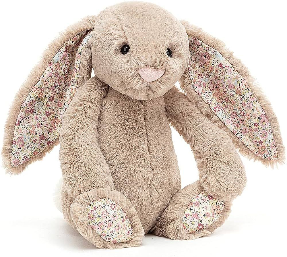 Jellycat Blossom Bea Beige Bunny Stuffed Animal, Medium | Amazon (US)