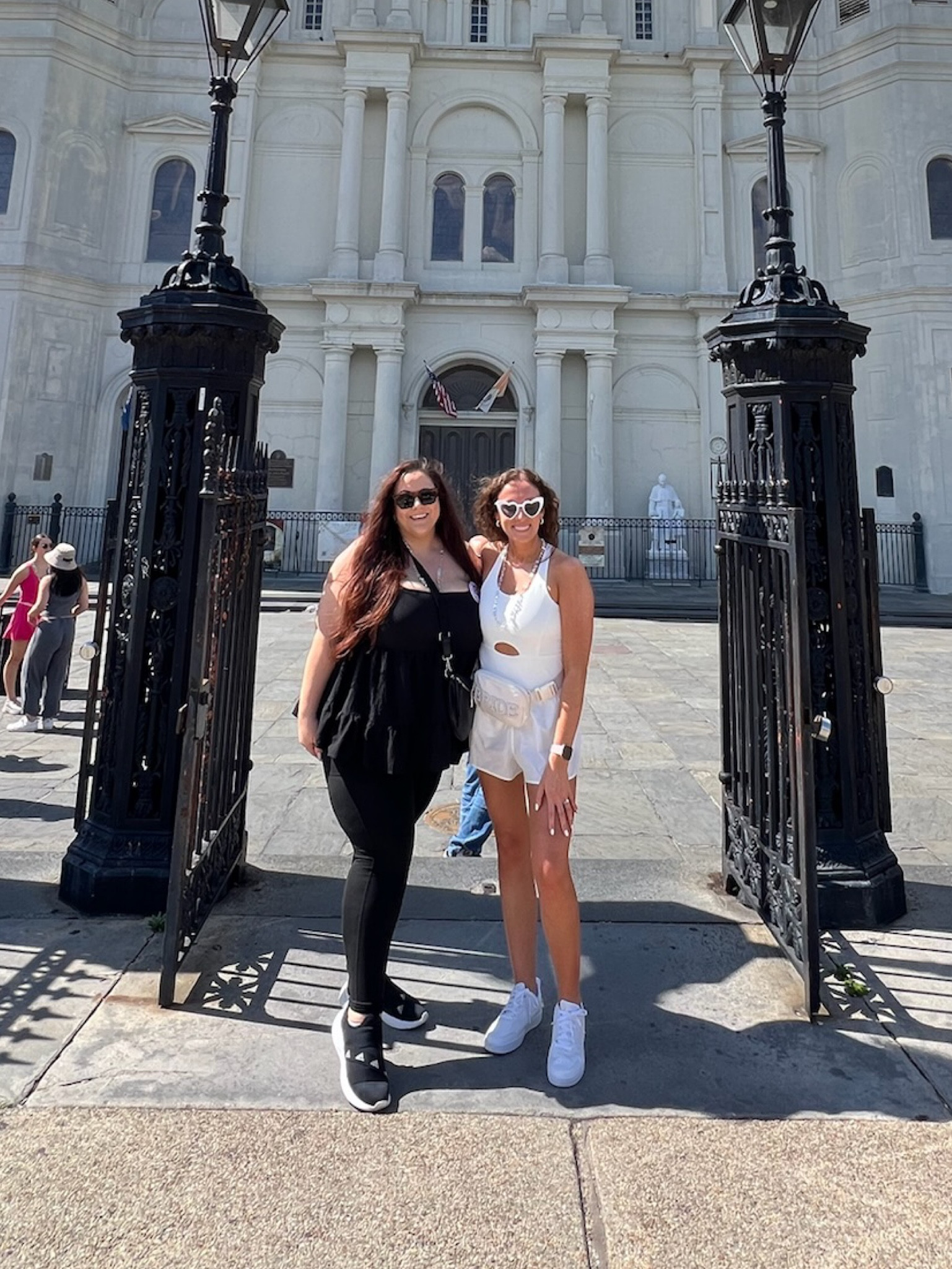 New Orleans NOLA bach bachelorette party weekend amazon  Womens Workout Romper Running Onesie Short Athletic One Piece Jumpsuits Casual Summer Outfits Exercise Gym Clothes Nike Air Force 1 pearl sunglasses fanny pack belt bag

#LTKActive #LTKfitness #LTKwedding