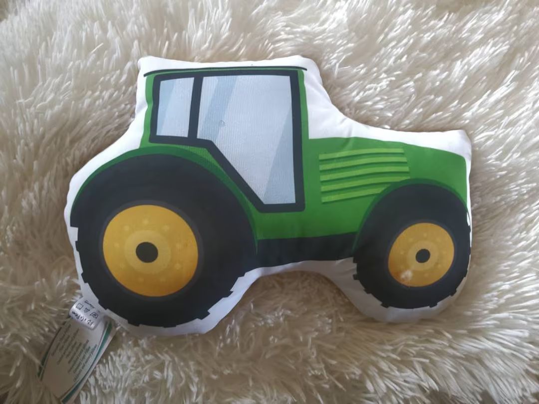 Tractor Pillow, Farm Decor, Tractor Kids Pillow, Tractor Kids Room Decor | Etsy (US)