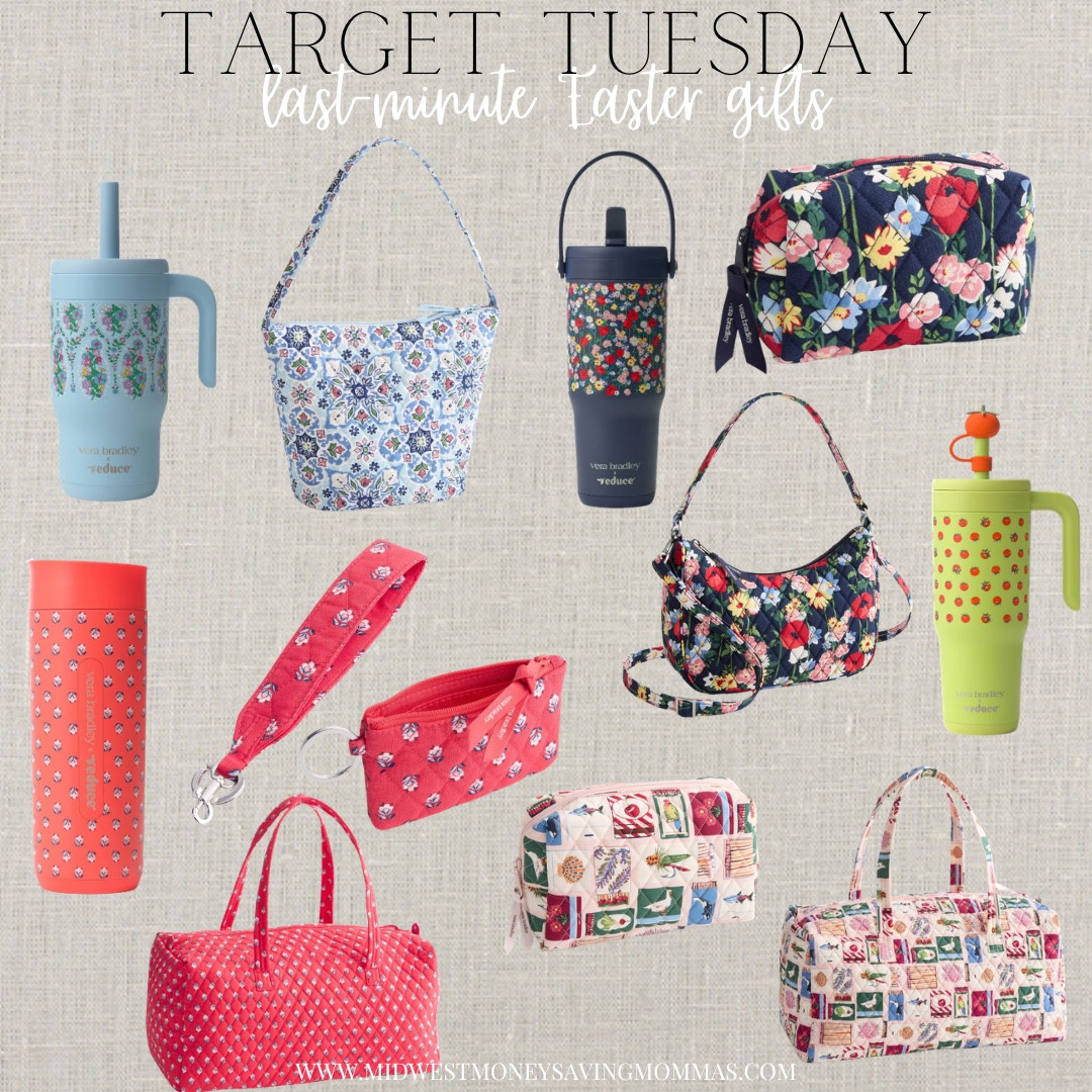 Last minute Easter gift from @Target 

Target Tuesday 

Vera Bradley accessories  water bottle  purse  wallet  keychain  tote bag 

#LTKgrwm #LTKSeasonal #LTKmomlife
