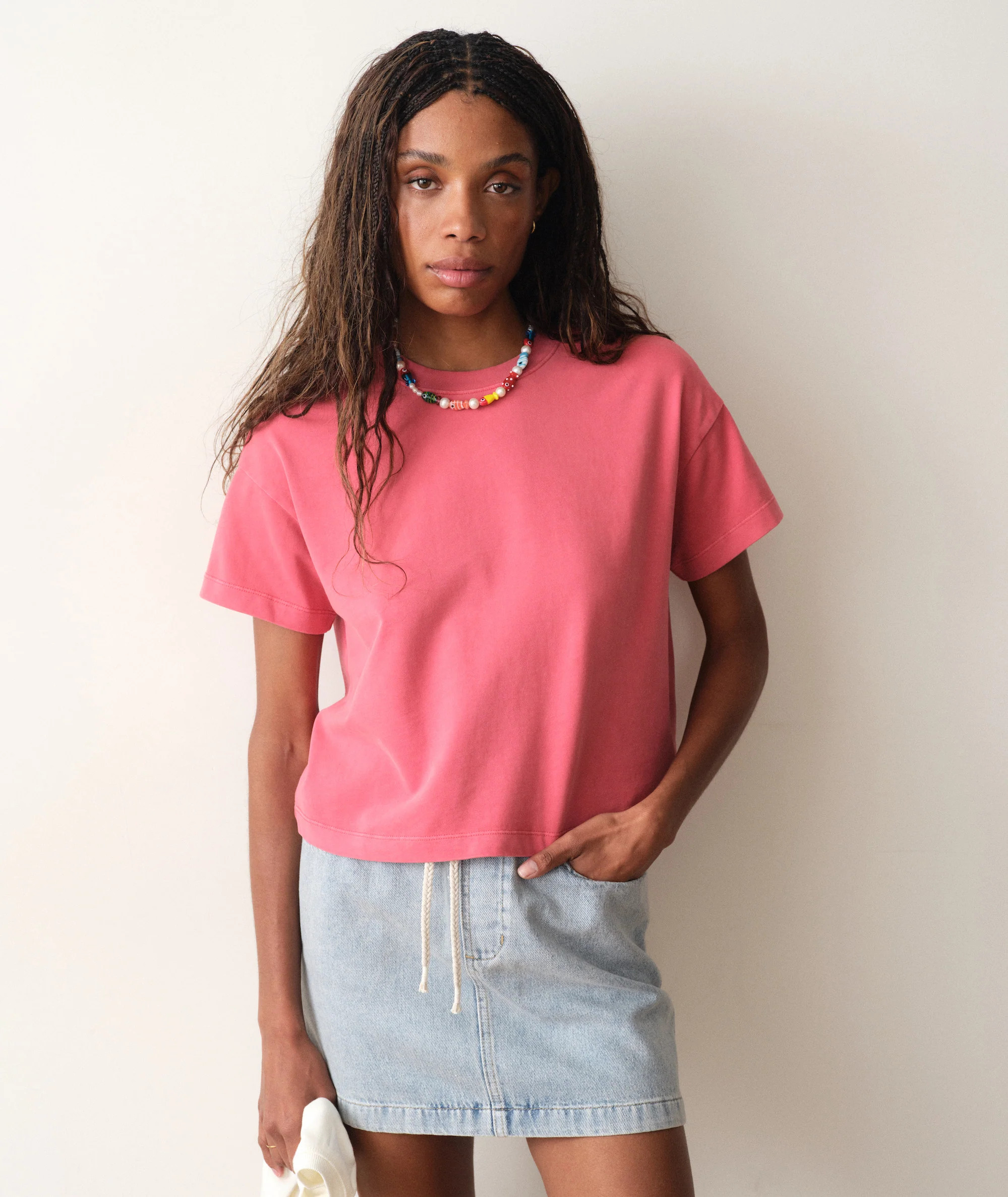 Luxe Sueded Tee | Marine Layer