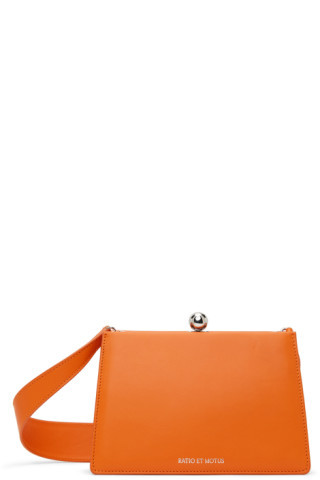 Orange Mini Twin Shoulder Bag | SSENSE
