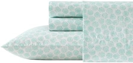 Laura Ashley - Twin Sheets, Cotton Percale Bedding Set, Lightweight & Breathable Home Decor (Marg... | Amazon (US)