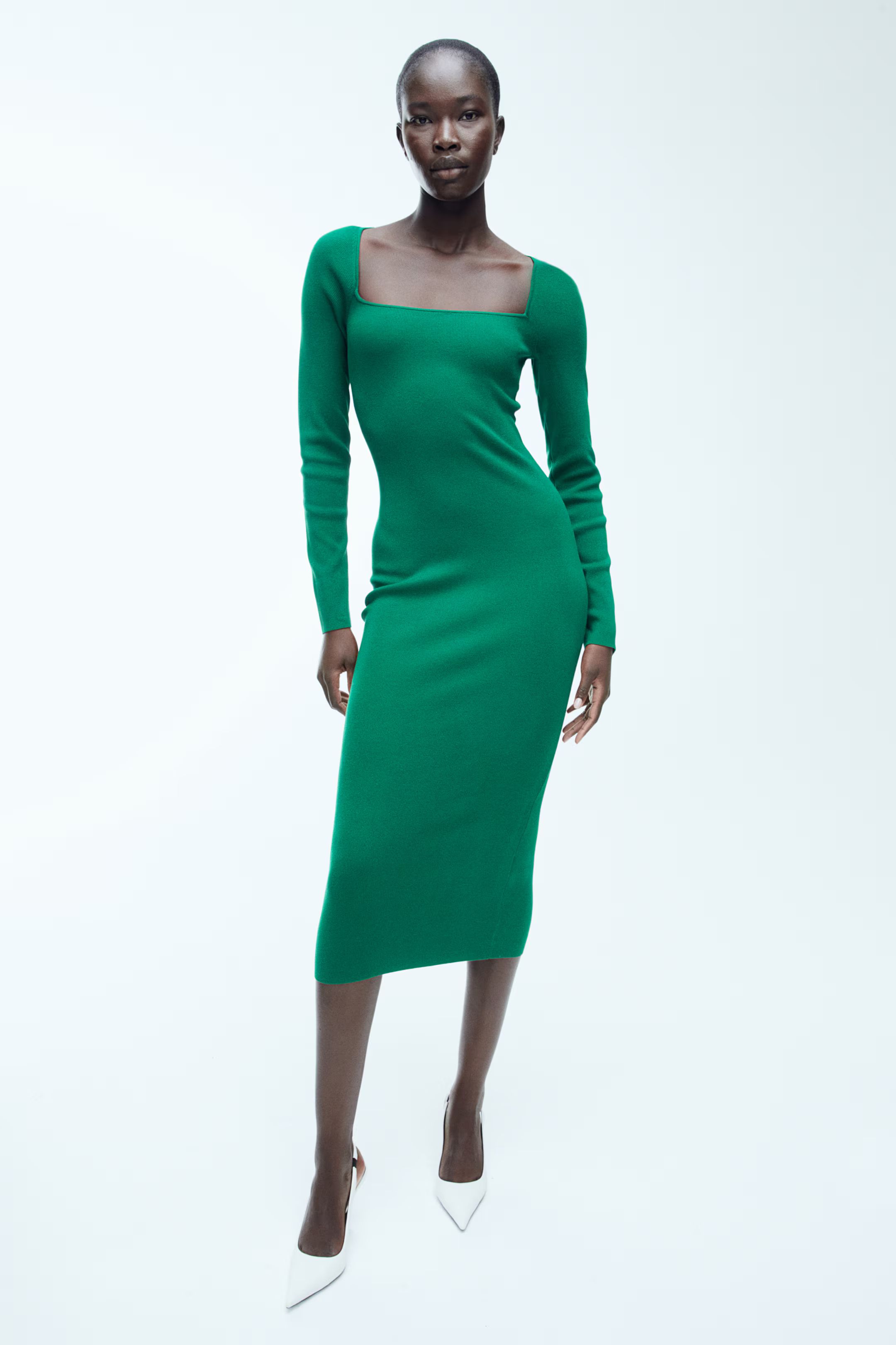 Square-neck Bodycon Dress | H&M (US + CA)