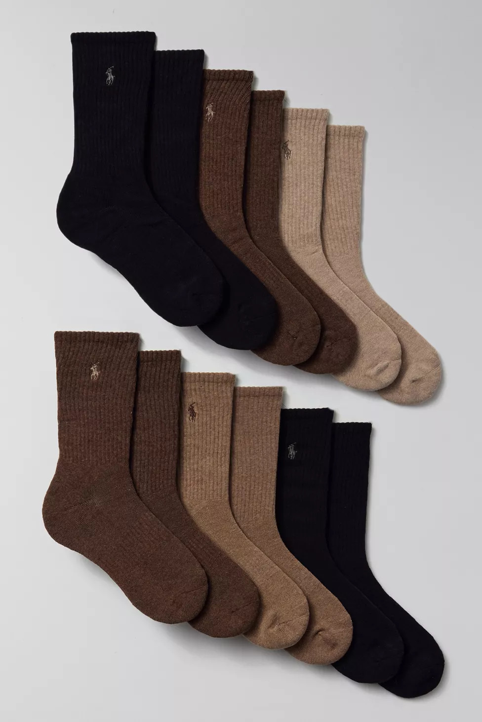 Polo Ralph Lauren Casual Crew Sock 6-Pack | Urban Outfitters (US and RoW)