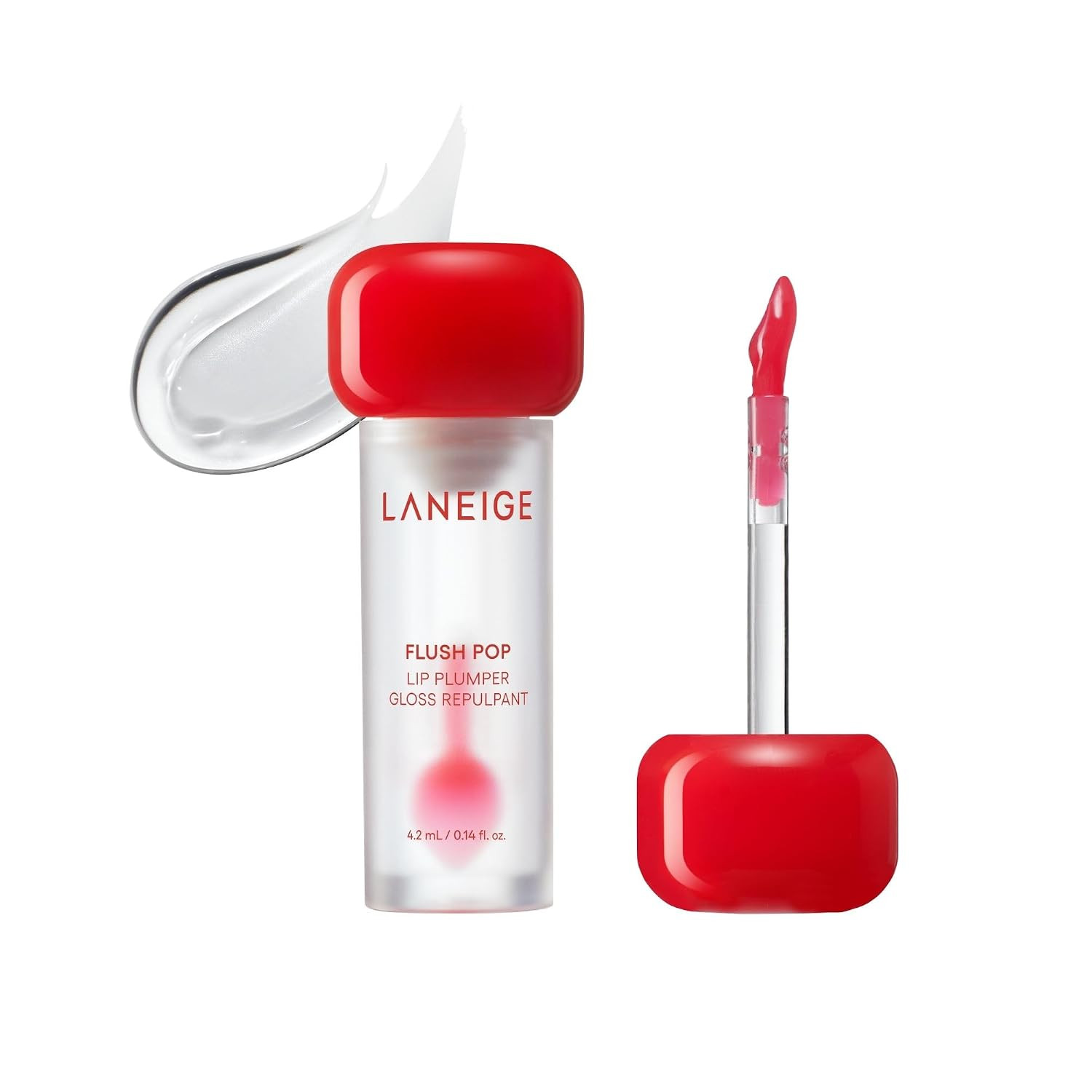 LANEIGE Flush Pop Peptide Lip Gloss Treatment Tube | Plumping & Volumizing Cooling Gel | Korean Skin Care | Amazon (US)
