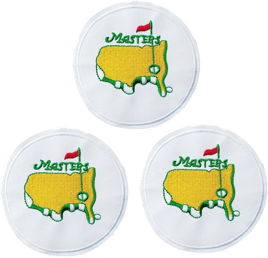 3 Pcs Masters Embroidery Patch Golf Iron-on Sew On Patches for Clothing Jacket Backpack Jeans Spo... | Amazon (US)