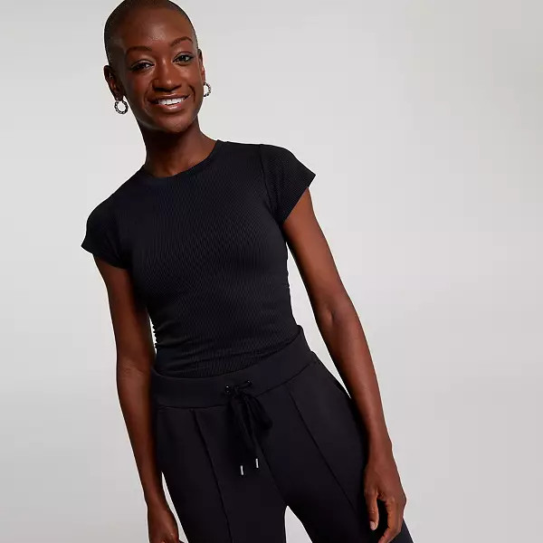 CALIA Women's Cropped Seamless Tee | Dick's Sporting Goods | Dick's Sporting Goods