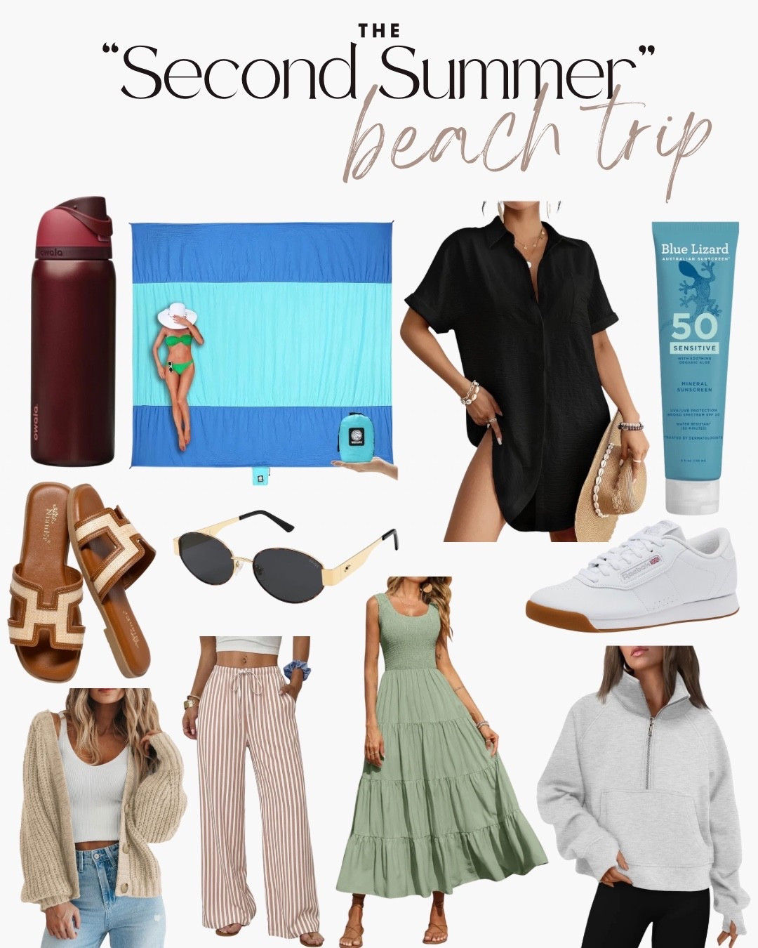 For those of us refusing to accept that Summer is over 🌊 fall beach trips = warm days, cooler nights + the best of both wardrobes. Everything I’d pack for a little “second summer” escape!
￼￼
#amazon #fallbreak #fallvacation #beachtrip #travelessentials ￼

#LTKSeasonal #LTKTravel #LTKSaleAlert