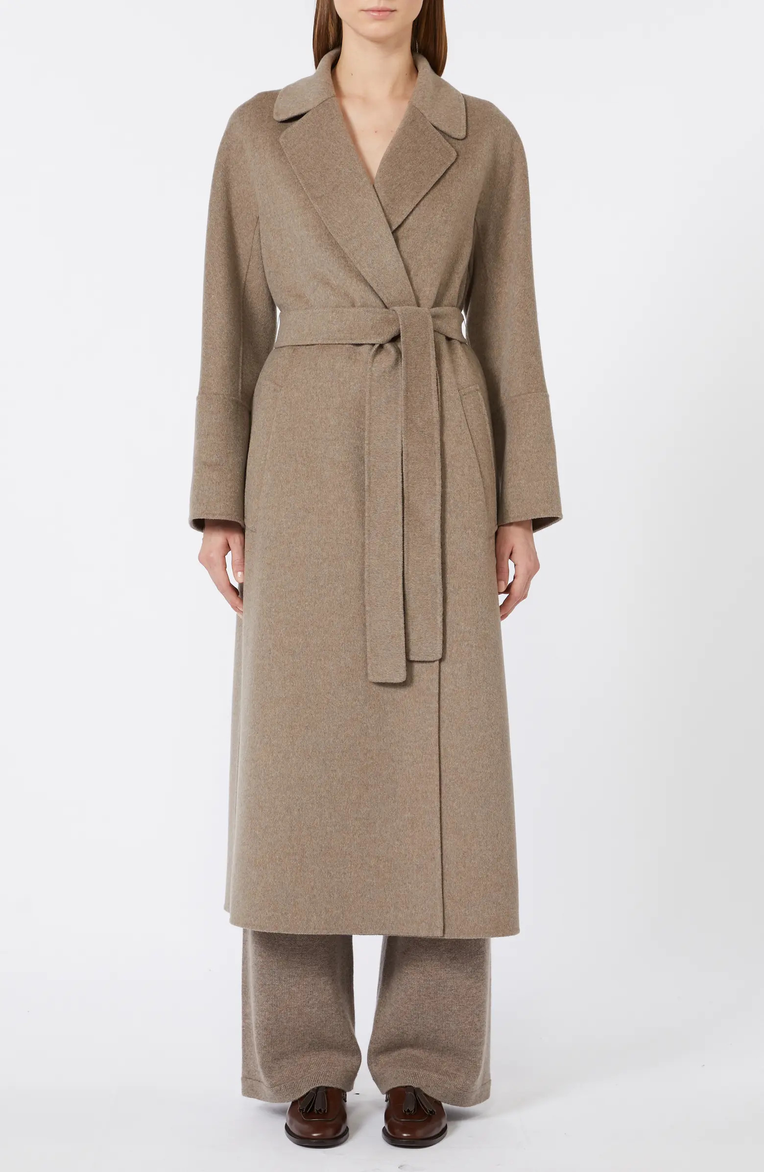 Elisa Belted Wool Double Face Coat | Nordstrom