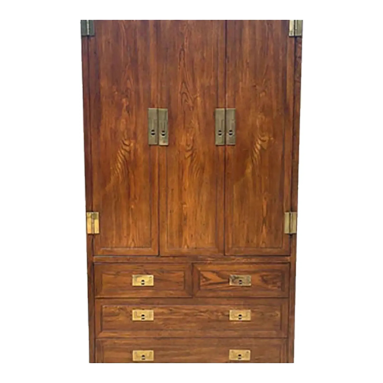 1960s 2 Door 3 Drawer Henredon Vintage Cabinet | Chairish