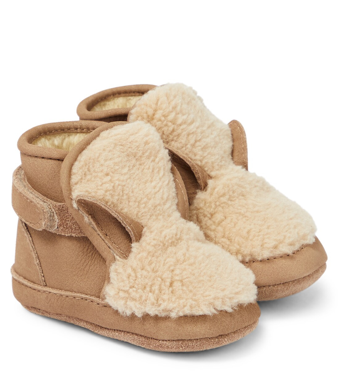 Baby Stiefel Richy aus Leder und Faux Fur | Mytheresa (DACH)