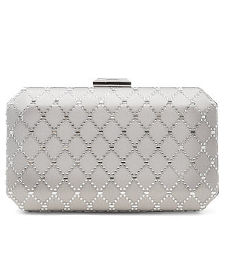 Sasha Satin Sparkle Clutch | Macy's