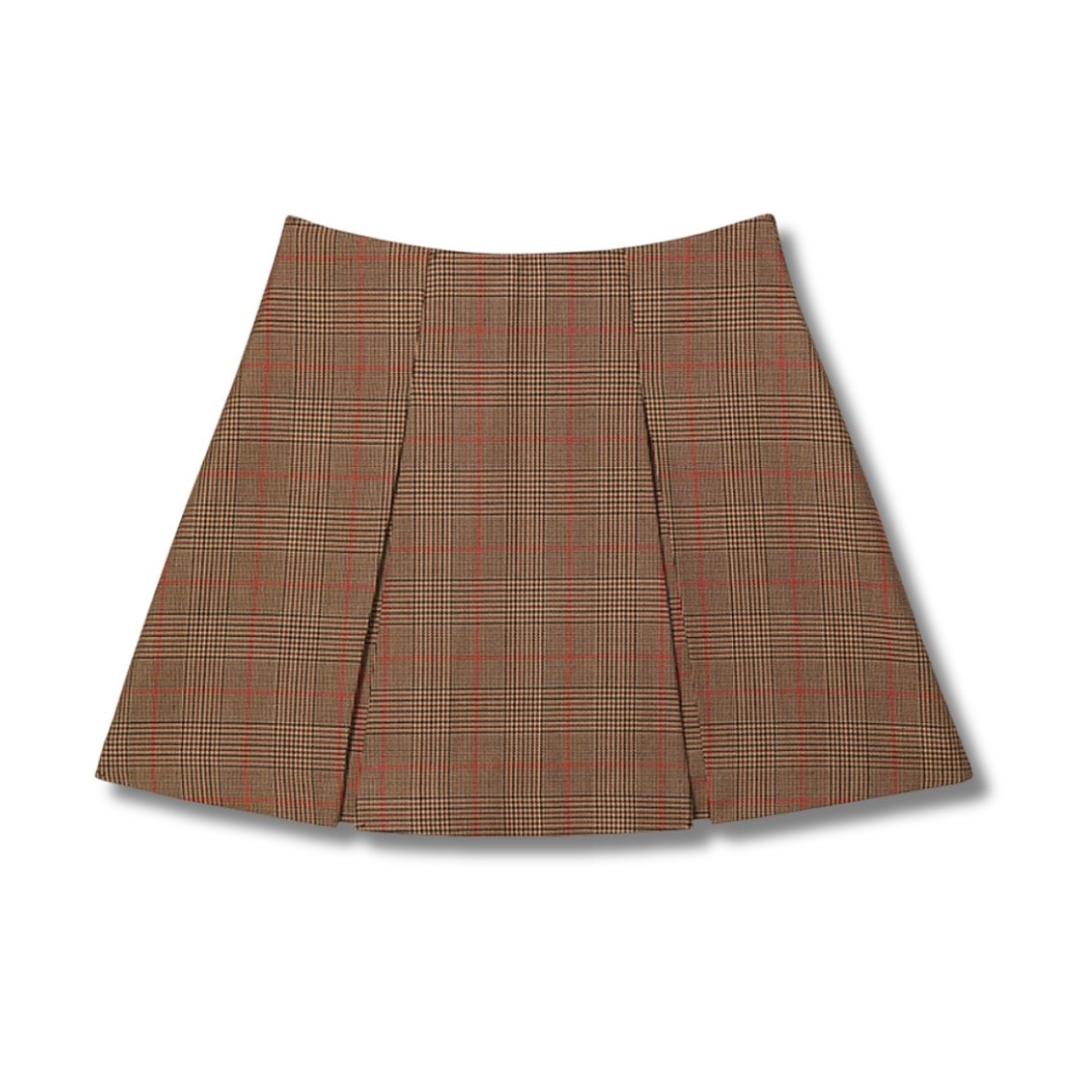 Plaid Mini Skirt 🤎💋 Linked multiple styles from a range of price points