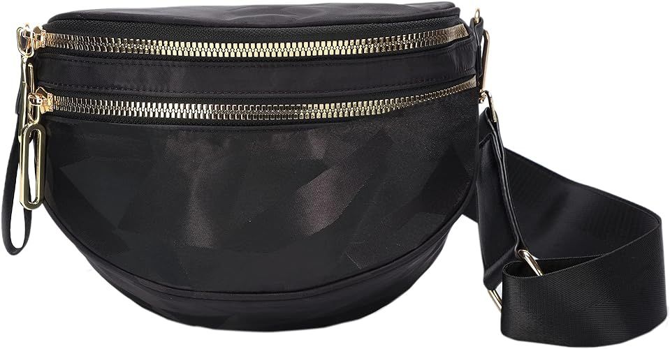 Crossbody Bags for Women, Waterproof Nylon Travel Shoulder Handbags Girl’s Chest Purses Lightwe... | Amazon (US)