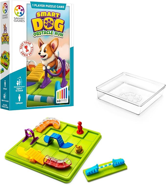 SmartGames Smart Dog: Agility Course Travel-Friendly Logic Game for Ages 7 - Adult with 60 Challe... | Amazon (US)