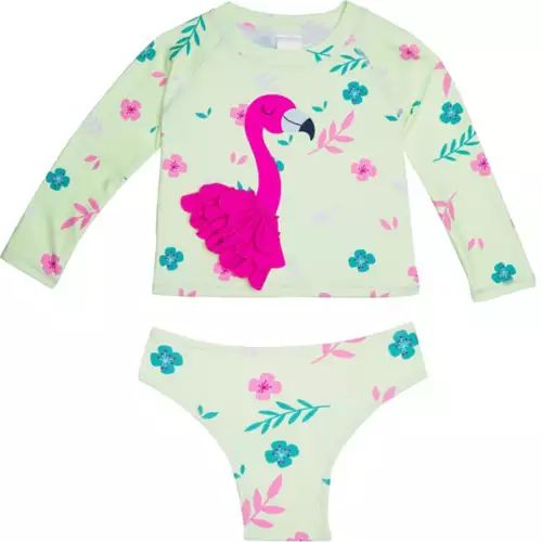 Toddler Girls' Ingear Flamingo Rashguard Set Swimsuit | Scheels