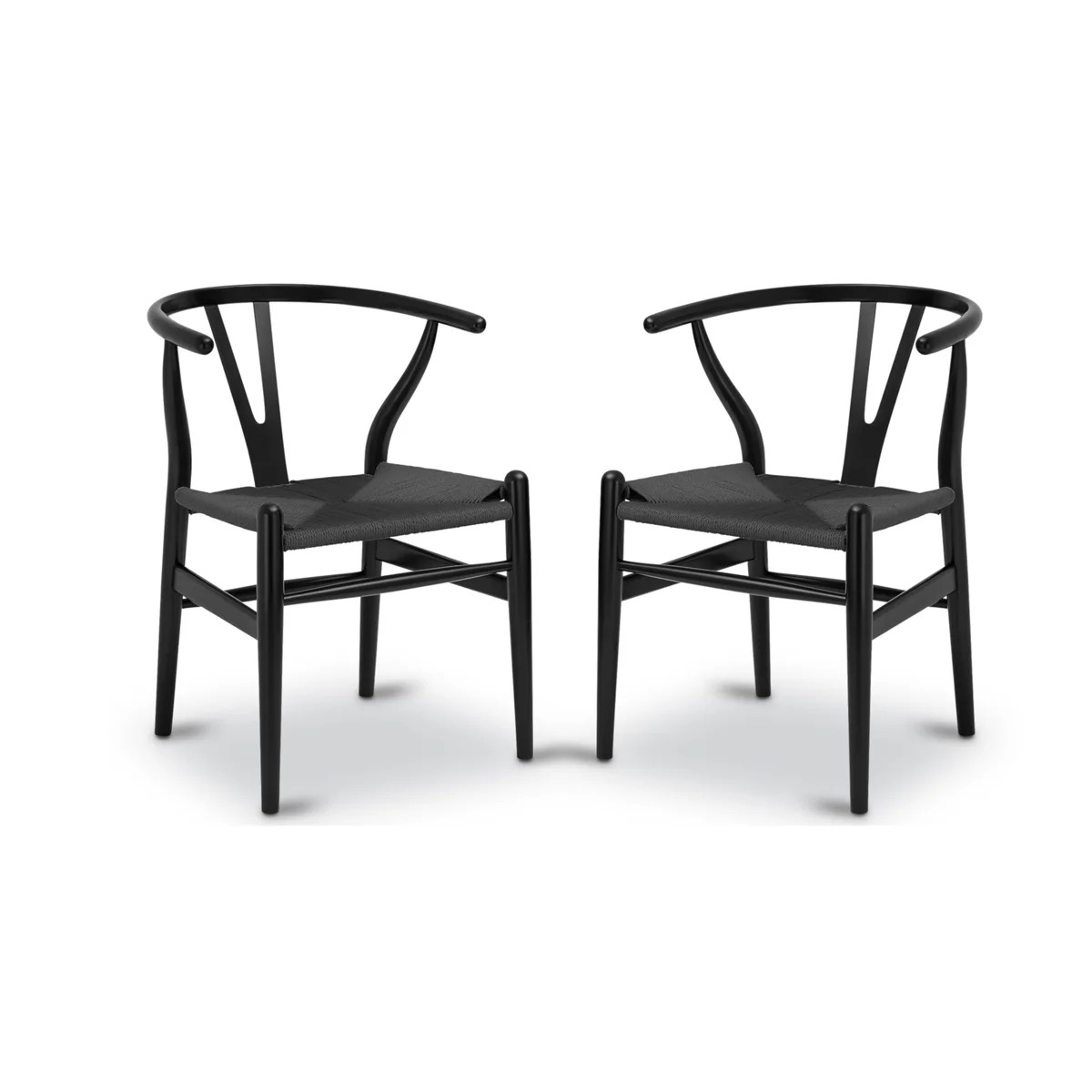 Wyn Woven Solid Wood Dining Chair | Wayfair North America
