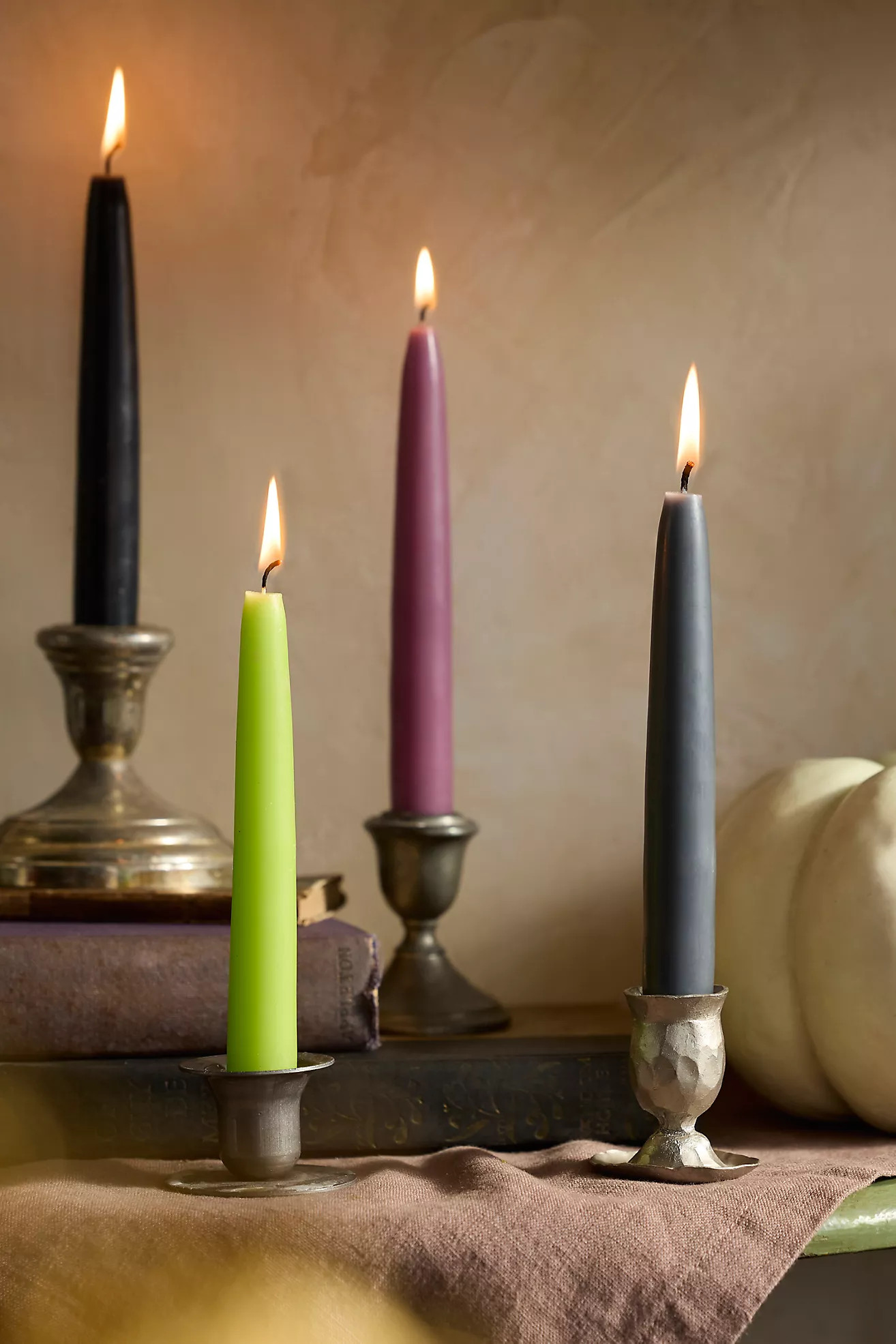 Unscented Taper Candles, Set of 6 Monster Mash | Anthropologie (US)