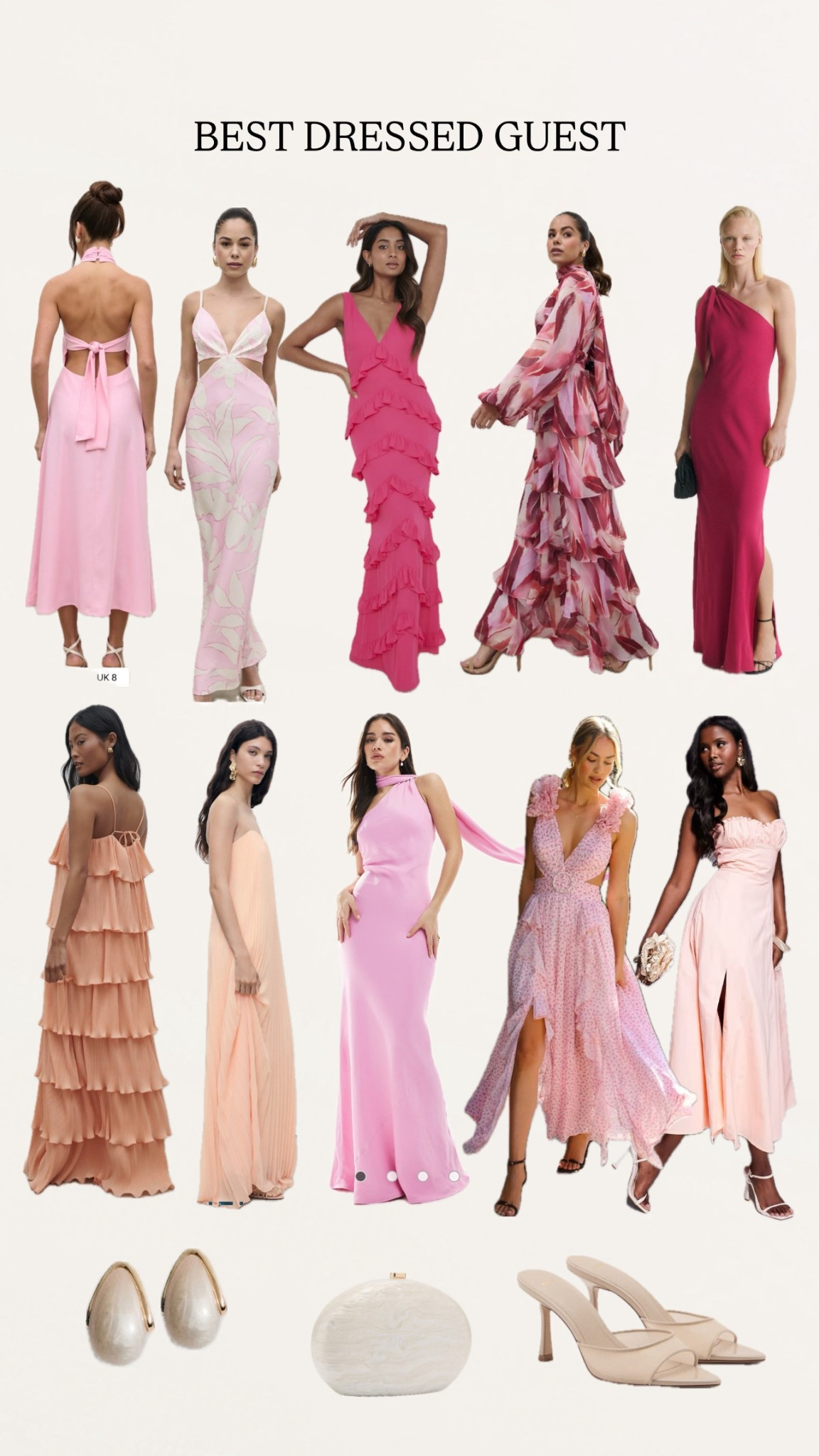 Best dressed wedding guest 🌸 pink edition 

Wedding guest dress, occasion dress, black tie outfit, formal dress, dress to impress, wedding, wedding guest outfit 

#LTKwedding #LTKdresses #LTKpartywear