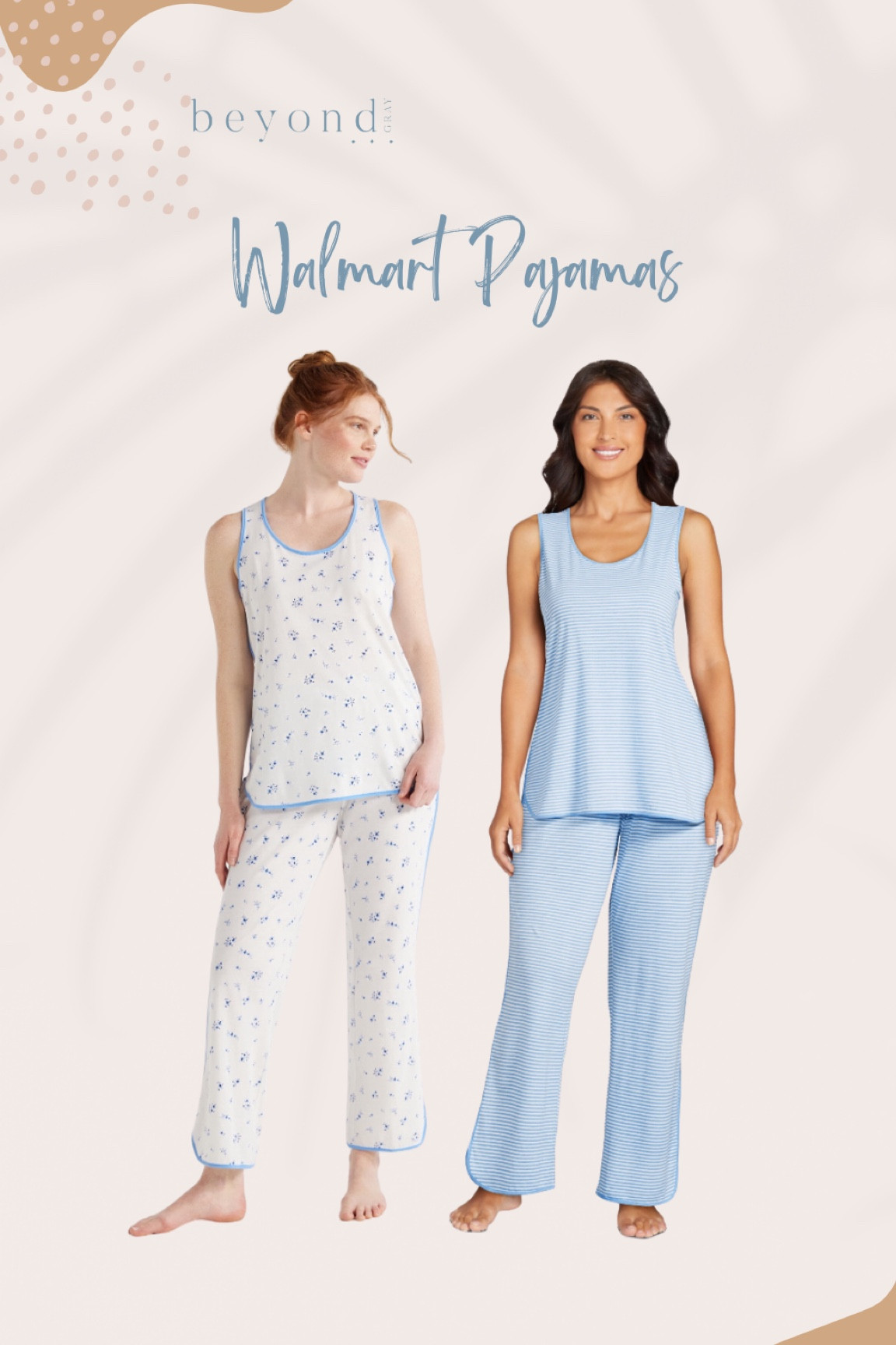 These $15 Walmart pajamas remind me of the more expensive Lake Pajama brand! 

#LTKfindsunder50