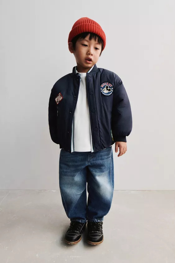 MICKEY MOUSE © DISNEY PATCH BOMBER JACKET | Zara UK