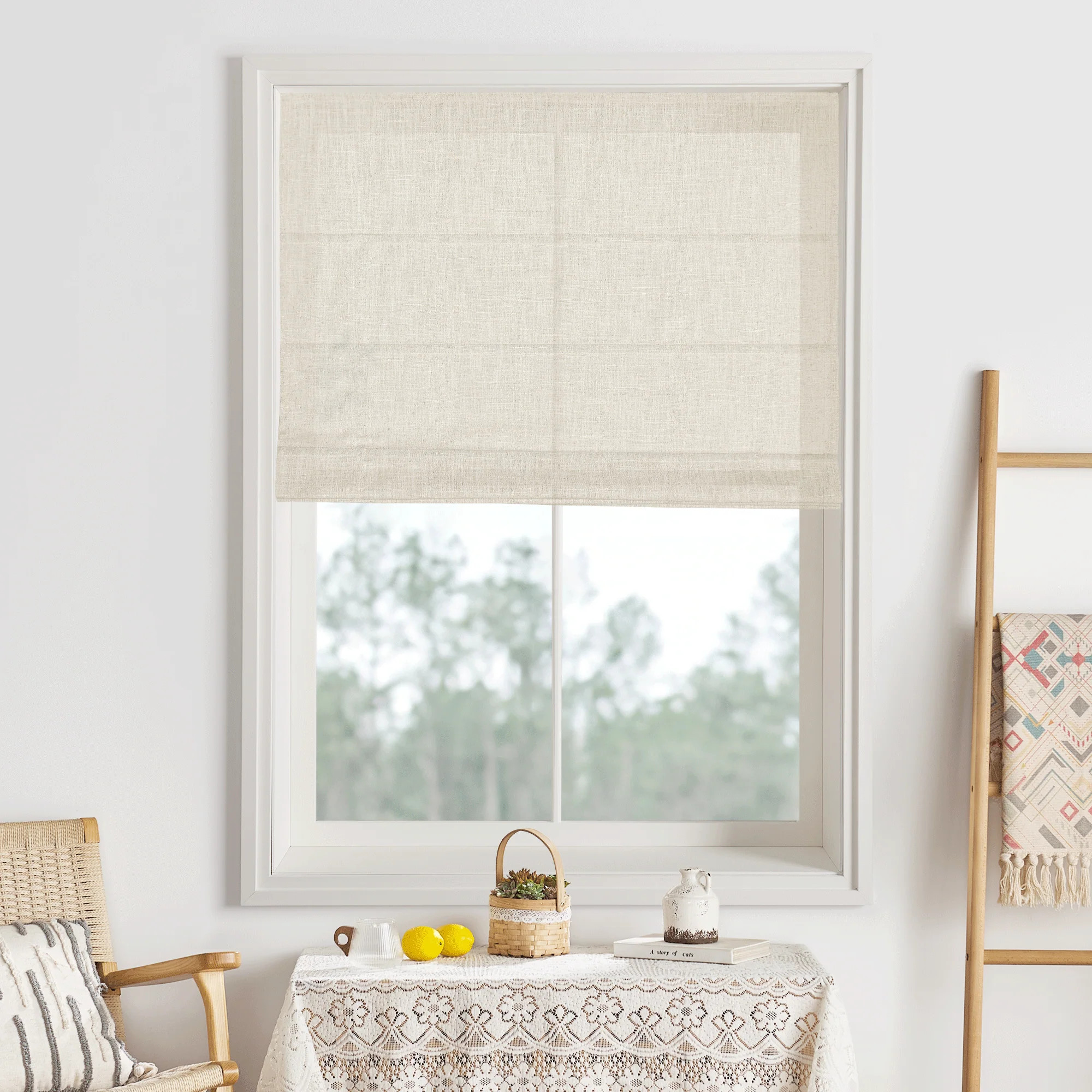 Joy Linen Roman Blinds & Shades | Tailorvibe