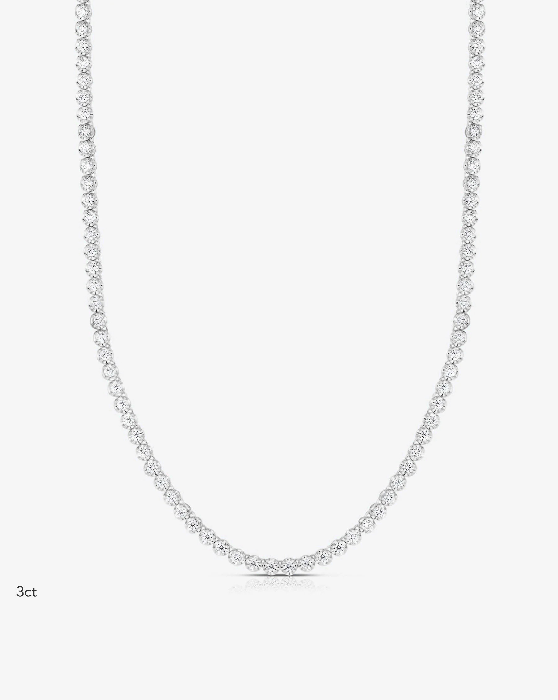 Luxe Diamond Tennis Necklace | Ring Concierge