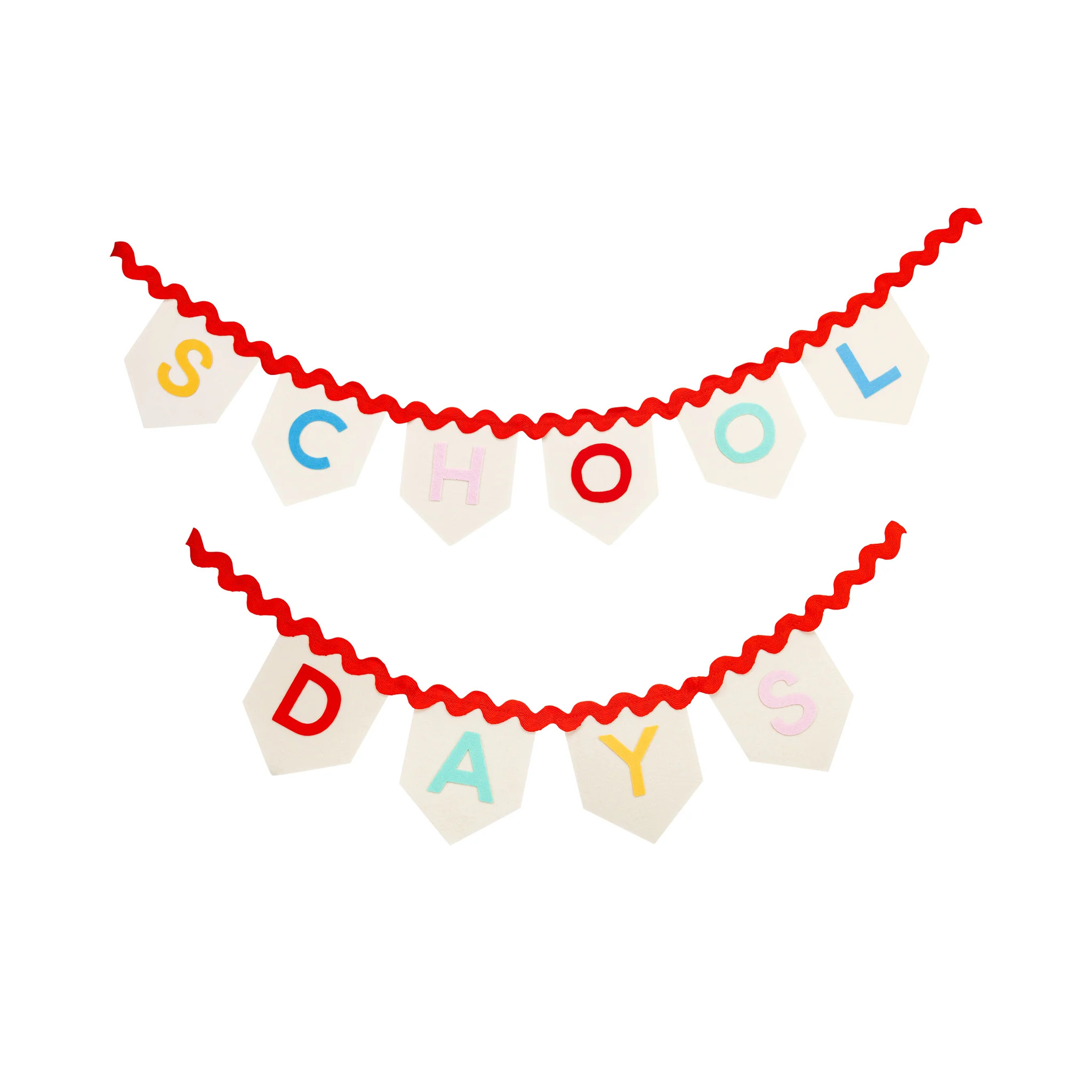 School Days Felt Banner | My Mind's Eye