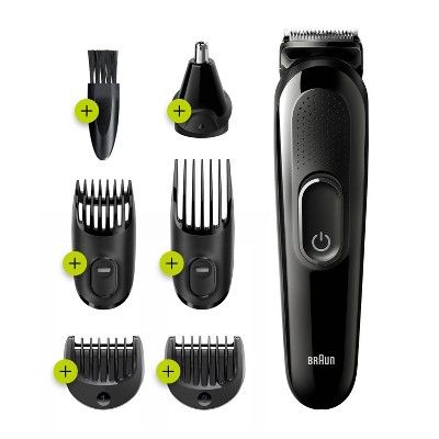 Braun MGK3220 6-in-1 Men's Rechargeable Wet & Dry Electric Shaver & Trimmer Kit for Beard & Hair ... | Target