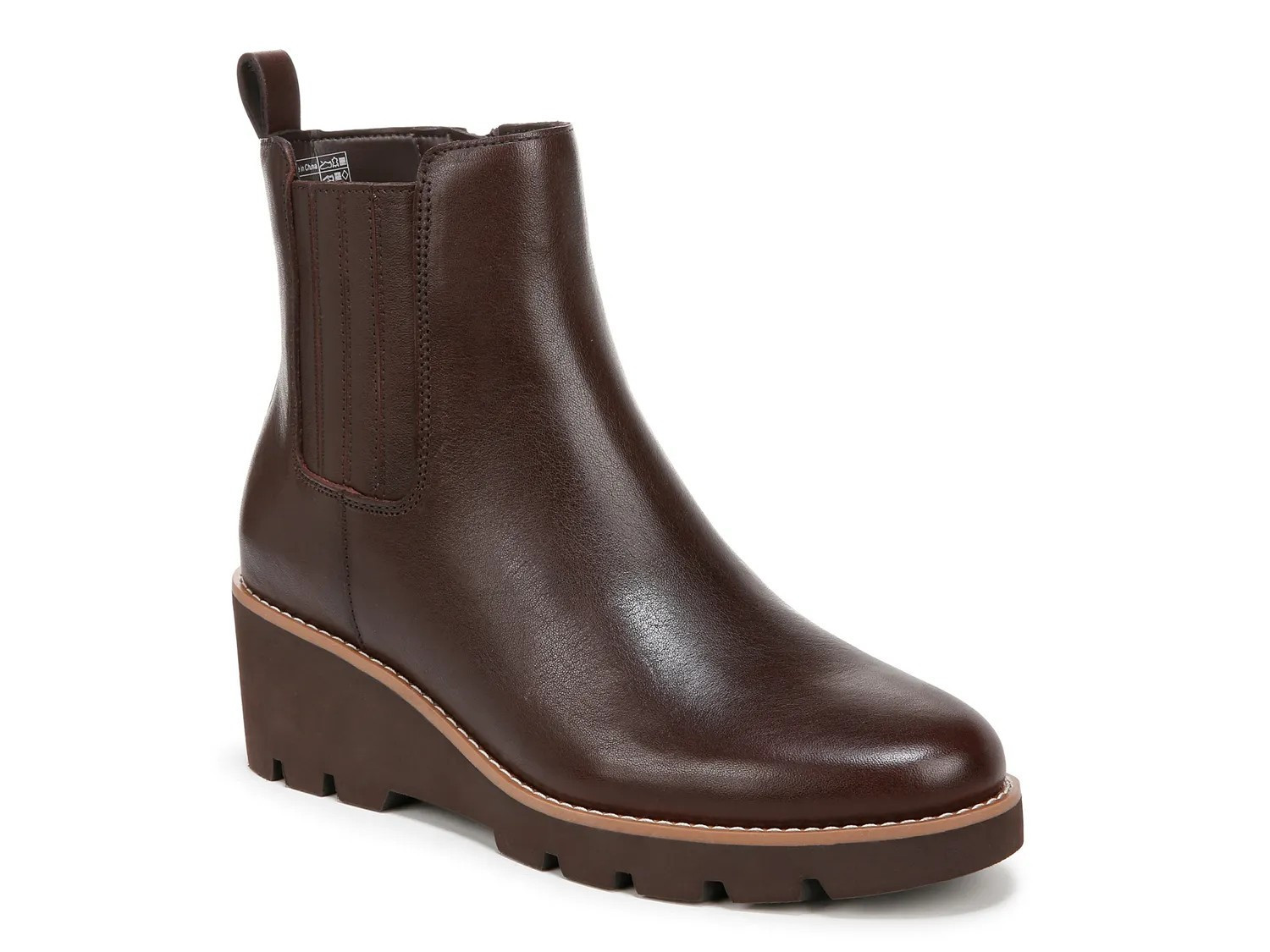 Vionic Aria Wedge Bootie | Women's | Dark Brown | Size 11 | Boots | Wedge | DSW