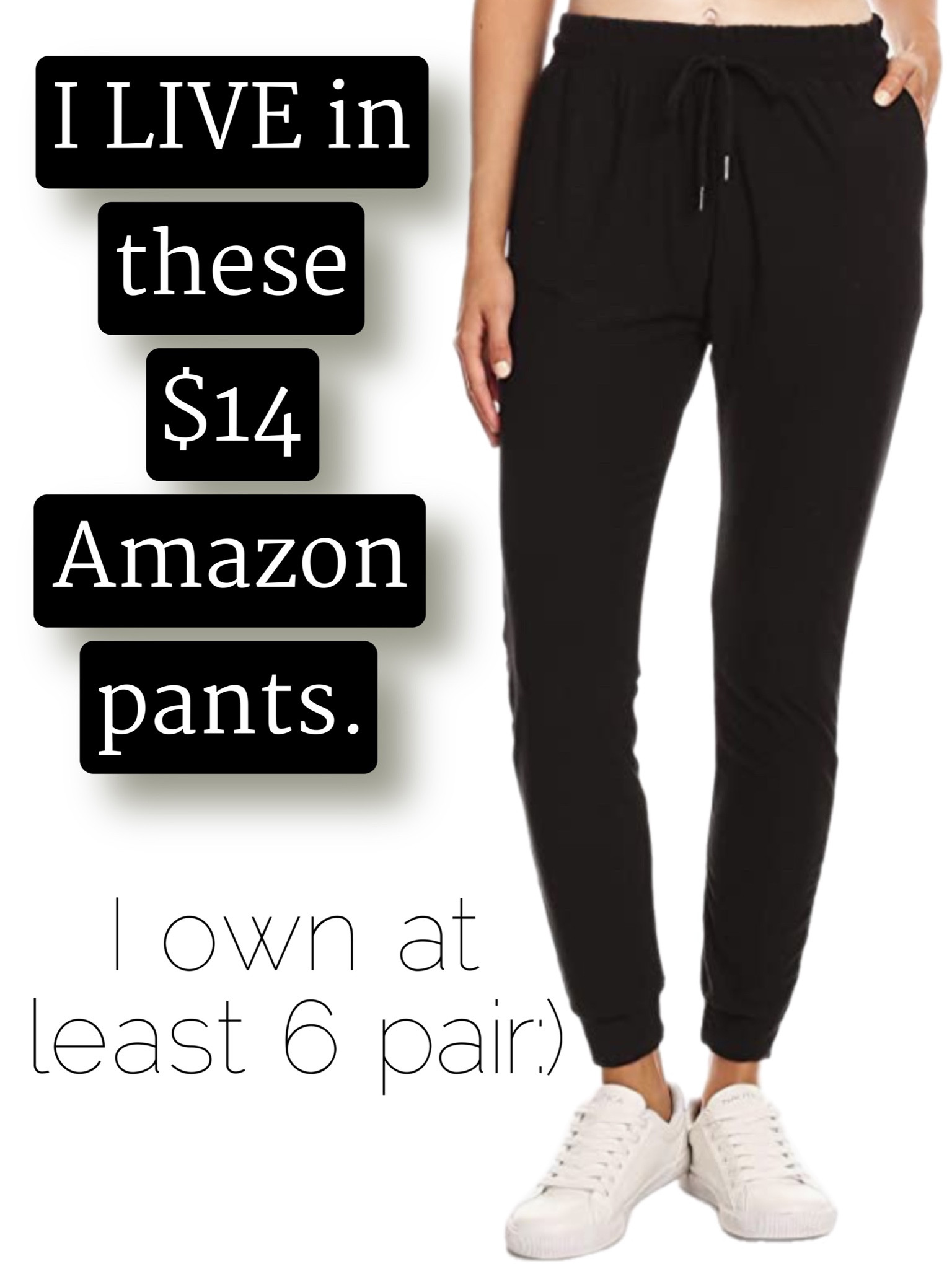 As soon as I get home, I run upstairs & put these pants on:) They are the comfiest & softest pants in own. I run errands in them (they’re actually super cute), I clean in them (the pairs I bought in 2018 still look new, you cannot hurt them, lol), I cook in them & I lounge in them:) These are my flying pants & my driving pants, lol. Oh & Dog & cat hair doesn’t really stick to them like other black pants, lol. I’m telling you, they’re THE BEST! I wear a small but also have a couple mediums. True to size.

#LTKstyletip #LTKGiftGuide #LTKFind