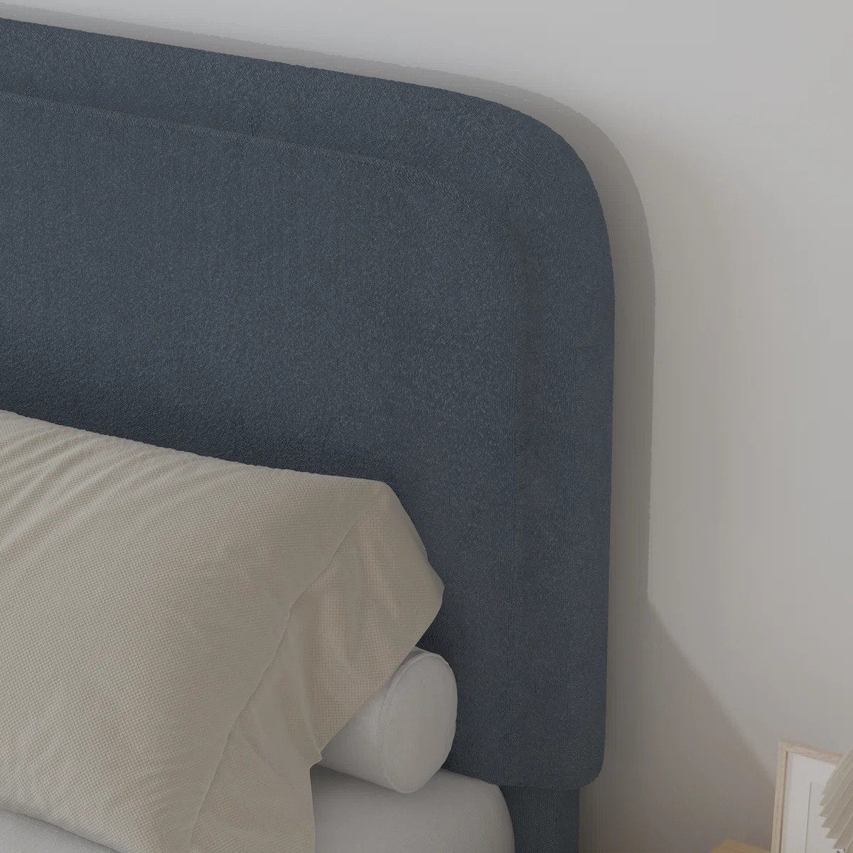Bensu Boucle Upholstered Platform Bed | Wayfair North America
