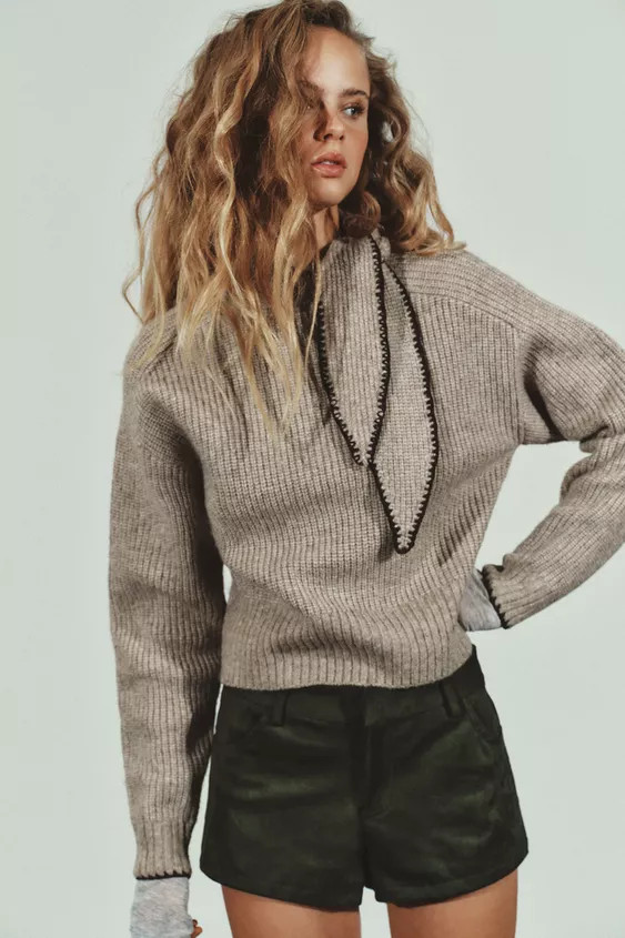 BOW KNIT JUMPER | Zara US