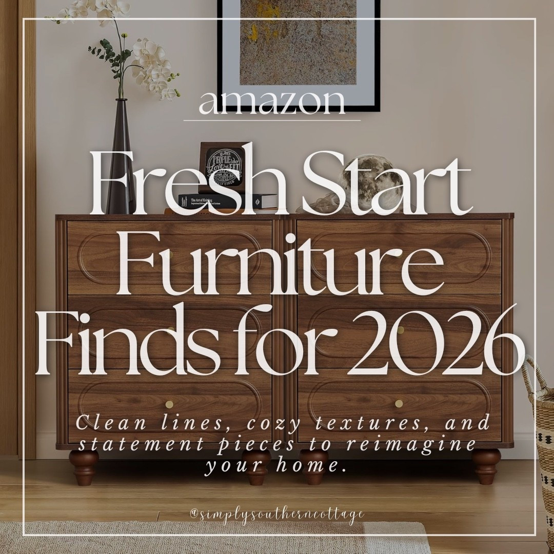 Fresh start furniture finds from Amazon for 2026!


Amazon, Amazon home, Amazon home finds, home decor, home essentials, Amazon furniture, furniture essentials, sofa, loveseat, cabinets, kitchen table, dresser, coffee bar, bar stools, vanity desk, accent cabinet, nightstand, armchair 



#LTKHome #LTKOver40