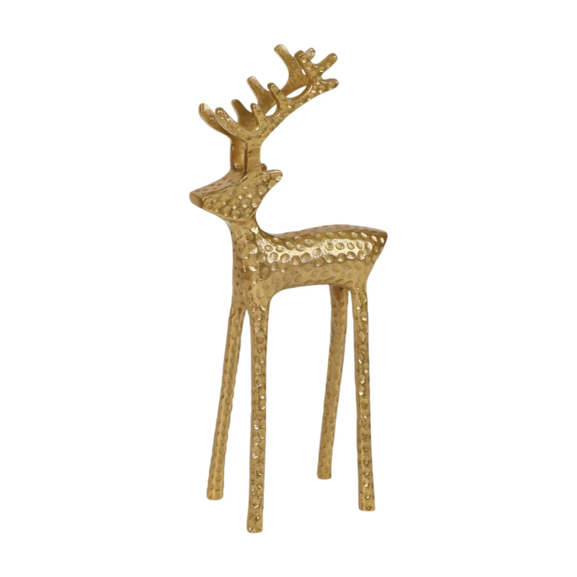 Reindeer Christmas Tabletop Decoration, Gold, 13", by Holiday Time | Walmart (US)
