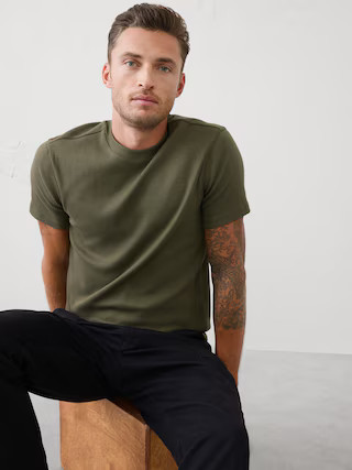 Mini Ribbed Shirt | Banana Republic Factory