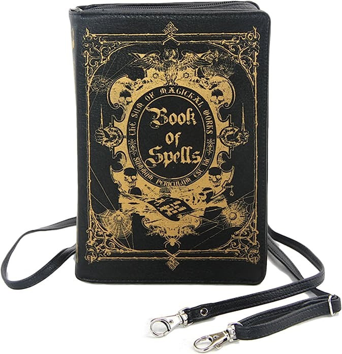 Comeco Halloween Book Of Spells Crossbody Clutch Bag (Book Of Spells) | Amazon (US)