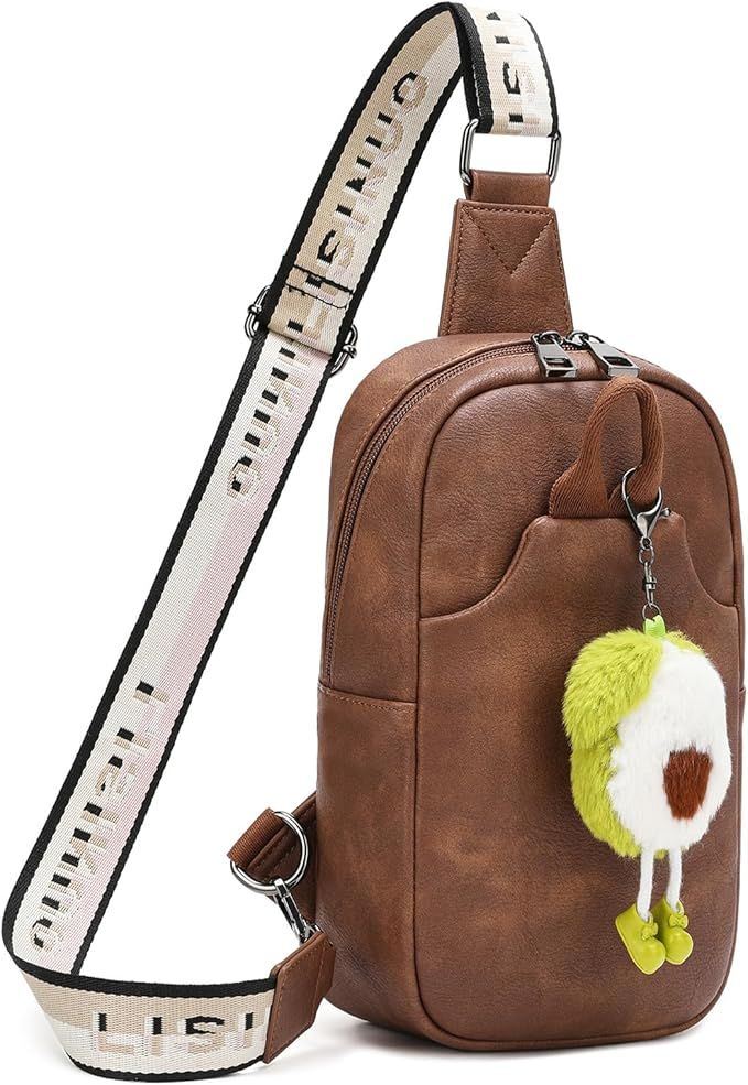 Crossbody Bags for Women,Travel Fanny pack,Large Sling Bag,Bags for Women Fashion,Free Plush Keyc... | Amazon (US)