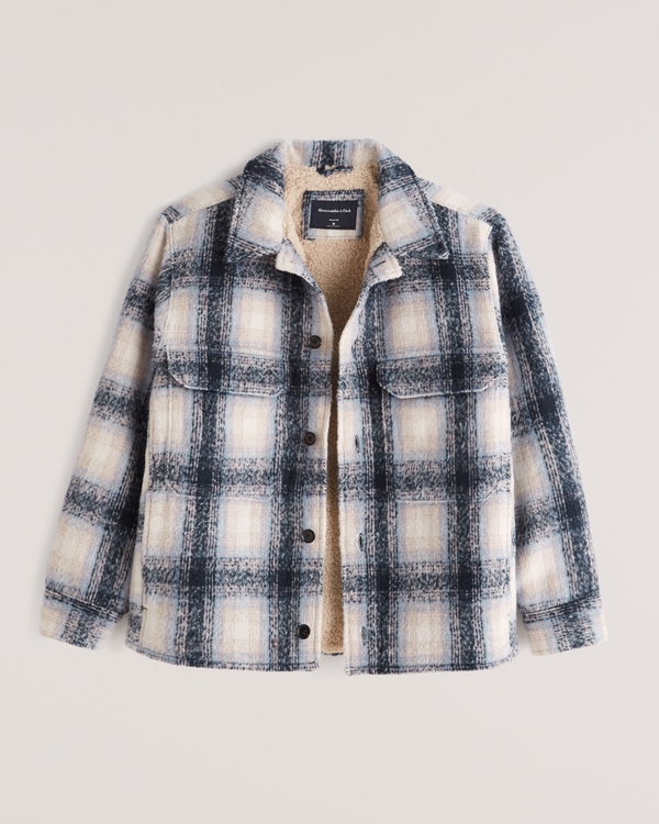 Shown In blue plaid | Abercrombie & Fitch (US)