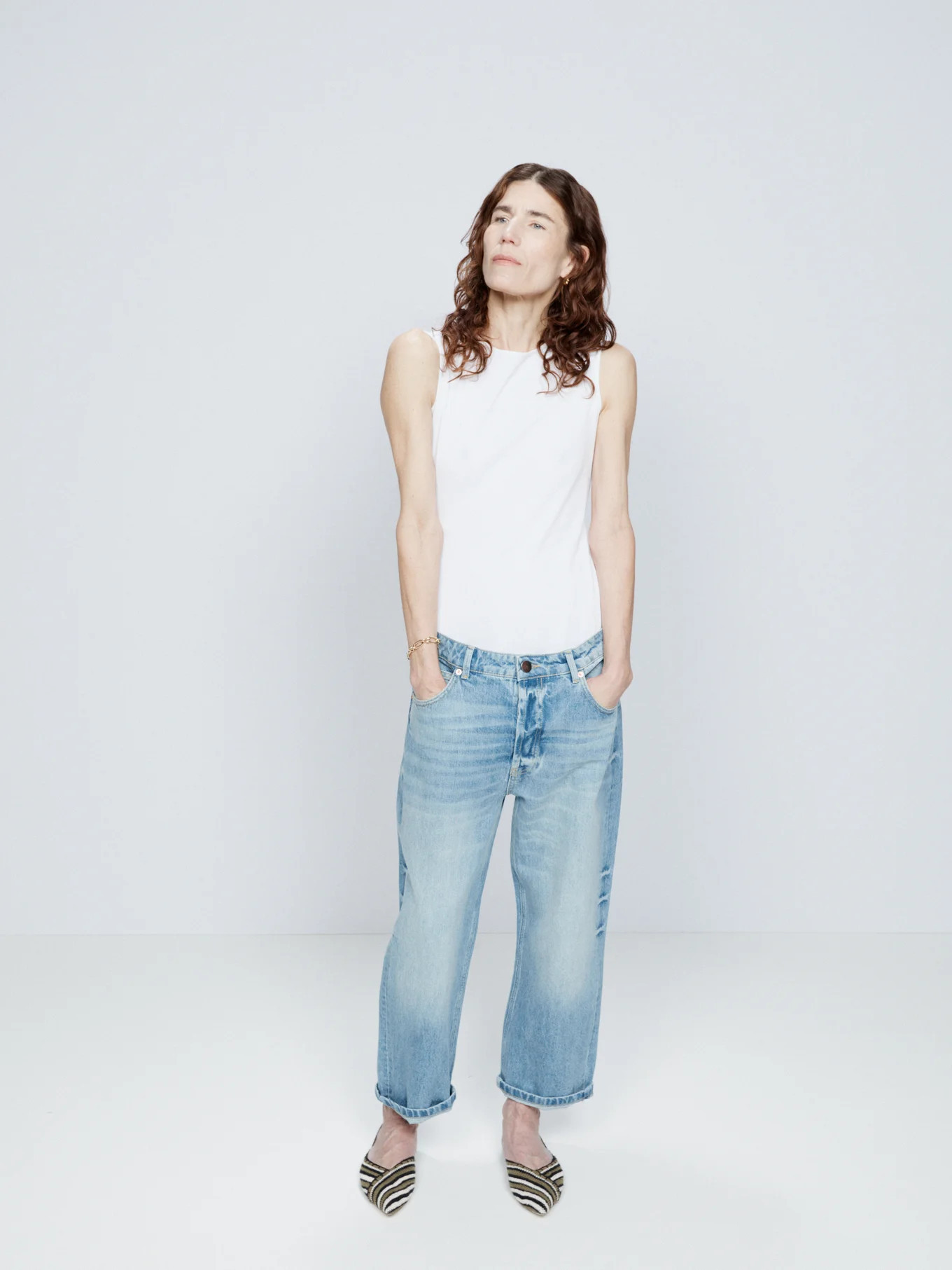 Dad organic-cotton baggy boyfriend jeans | Raey | Matches (UK)