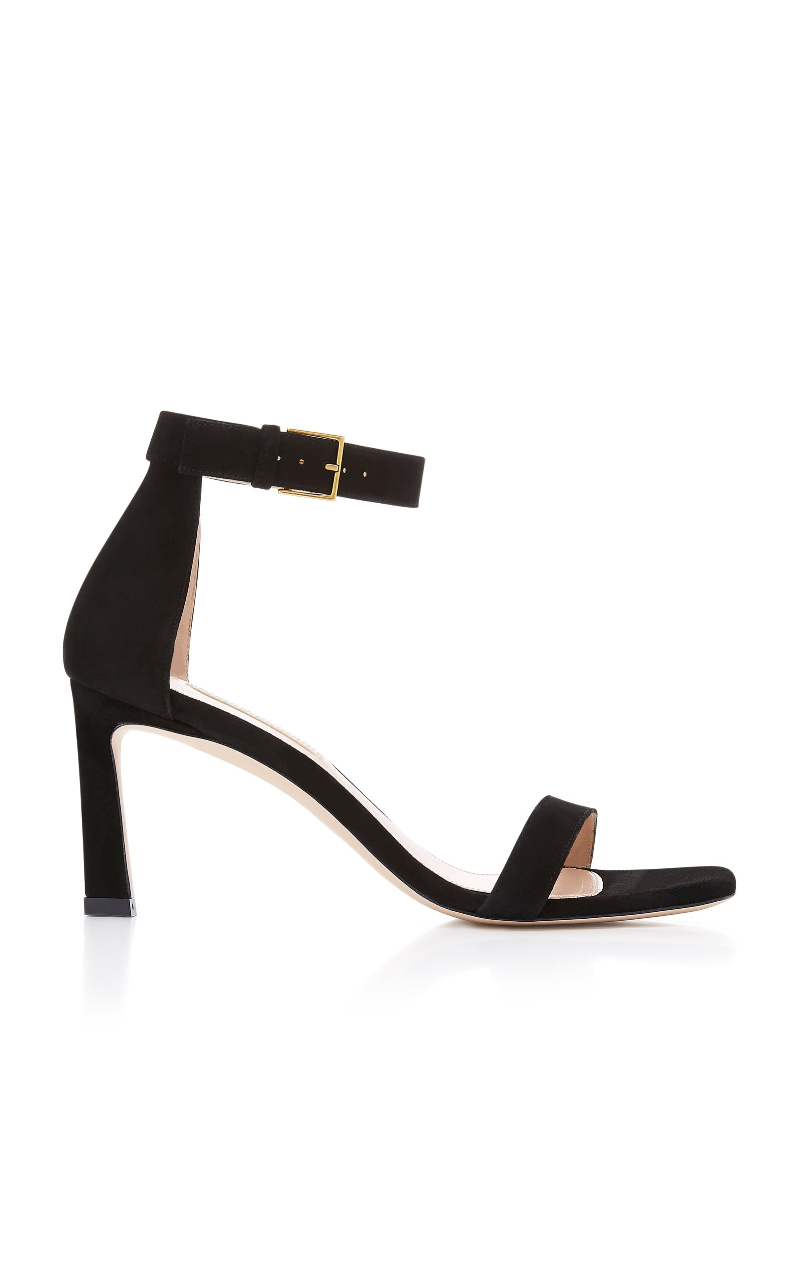 Square Nudist Suede Sandals | Moda Operandi Global