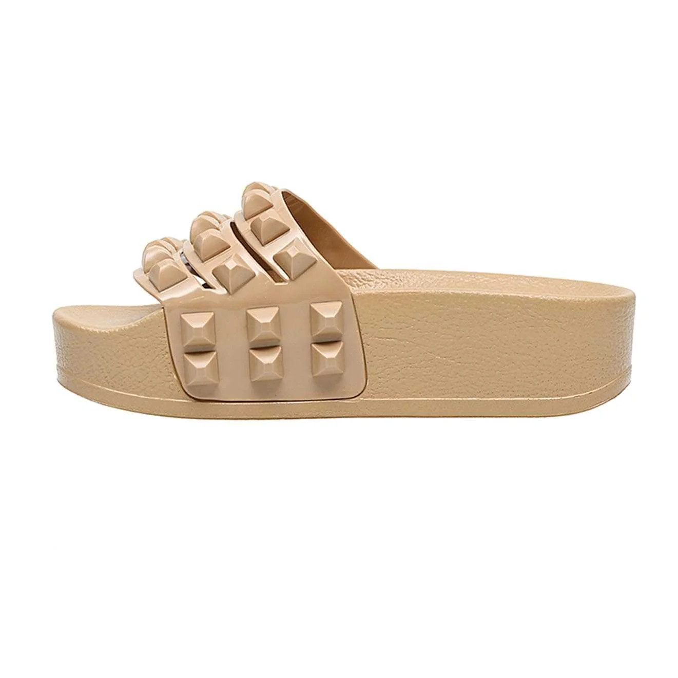 Carmen Platform Slides Sandals | Carmen Sol