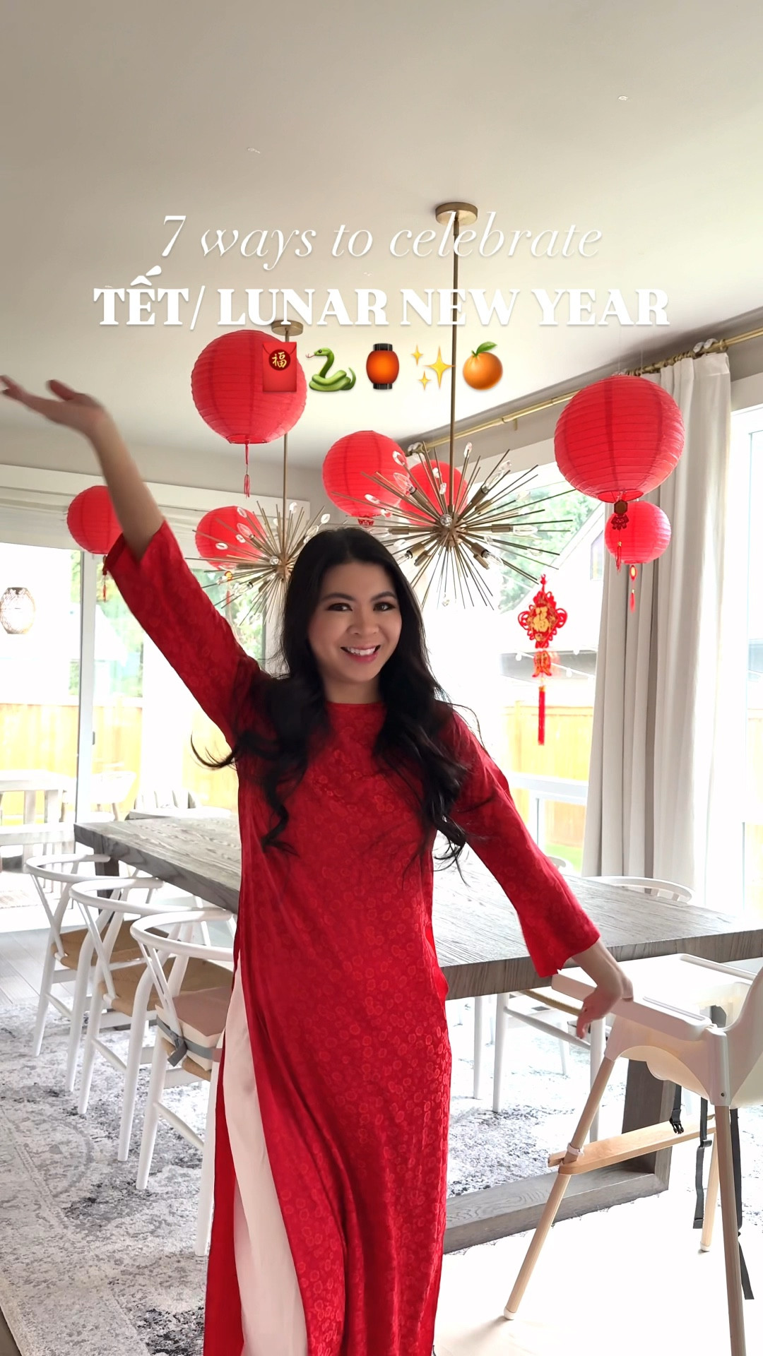 It's Lunar New Year Eve! Here are 7 ways to celebrate Tết! 

Chinese lunar new year, Vietnamese Lunar New Year Decorations 2025, Tết, Artificial Flowers, Hanging Ornaments, Chinese Red Lanterns Oriental Hanging Lucky Paper Fans, red envelopes, rug, vase, cabinet credenza, double sided tape, command clips, kitchen decor, frame, year of the snake, dining room decor 

#LTKWatchNow #LTKHome #LTKSeasonal
