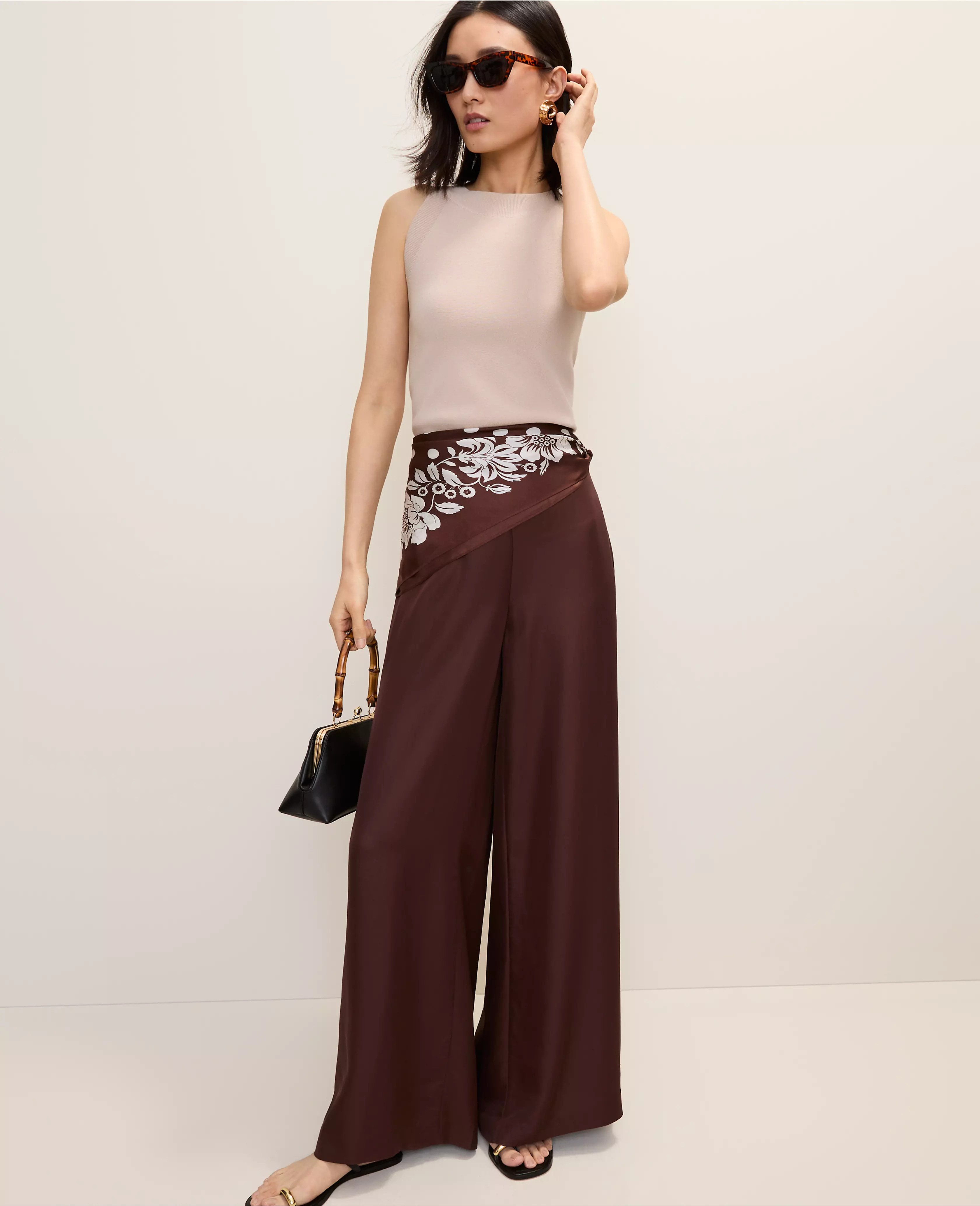The Petite Statement Palazzo Pant | Ann Taylor