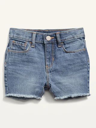 Unisex Slouchy Straight Cut-Off Jean Shorts for Toddler | Old Navy (US)